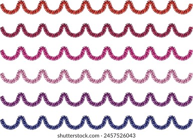Illustration of mall color variations