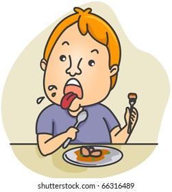 Disgusting Food Cartoon Images, Stock Photos & Vectors | Shutterstock