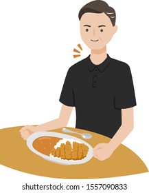 カレー 食べる 人 のイラスト素材 画像 ベクター画像 Shutterstock