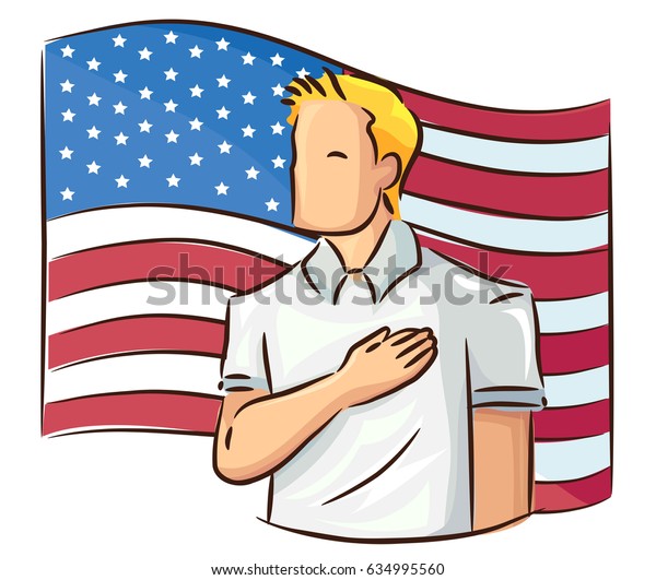 Ilustraci n De Un Hombre Con La Vector De Stock libre De Regal as