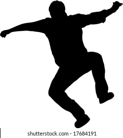 illustration of a man jumping