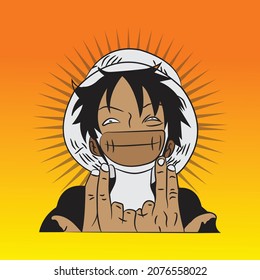 illustration of a man. Vector illustration in cartoon style