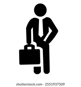 Illustration of a man working