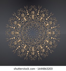 illustration of mandala art design