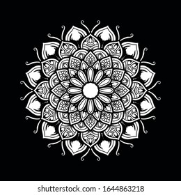 illustration of mandala art design