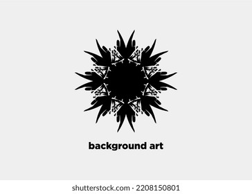 ILLUSTRATION OF MANDALA FLOWER PATTERN BACKGROUND