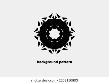 ILLUSTRATION OF MANDALA FLOWER PATTERN BACKGROUND