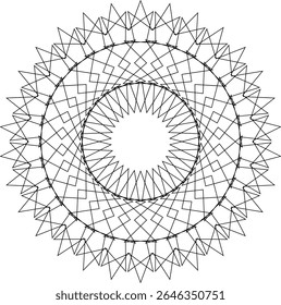 La ilustración del mandala que inspiró el sol