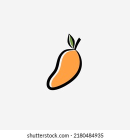 illustration of a mango icon