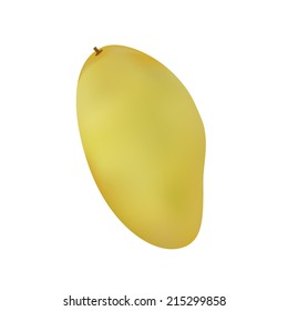 Illustration of mango isolated on white background.