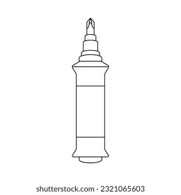 Illustration of a manual impact Phillips screwdriver.