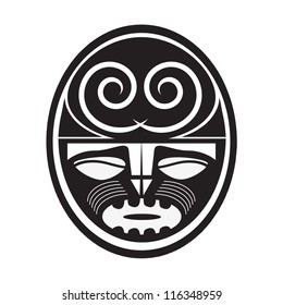 Illustration of Maori style symbol