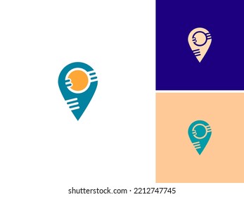 ILLUSTRATION MAP LOCATION. PIN POINT TRAVEL LOGO. TARGET LOGO ICON SIMPLE DESIGN VECTOR