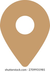 Una ilustración de un pin de mapa (marcador de mapa).