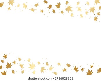 Illustration eines Ahornblattrahmens