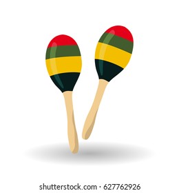Illustration of maraca