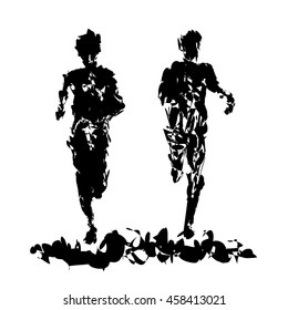 Illustration of marathon