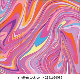 Piedra de textura de mármol de ilustración, fondo de mármol líquido rosa, diseño de textura de mármol vectorial.