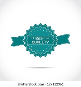 Illustration of the mark of best quality