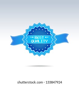 Illustration of the mark of best quality