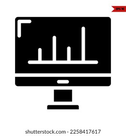 illustration of marketing glyph icon 
