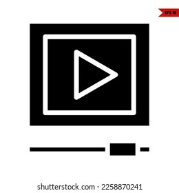 illustration of marketing glyph icon 