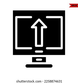 illustration of marketing glyph icon