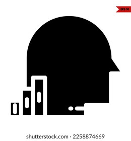illustration of marketing glyph icon