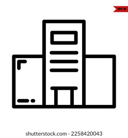 illustration of marketing line icon 