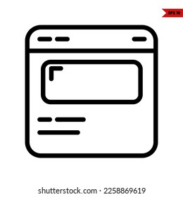 illustration of marketing line icon