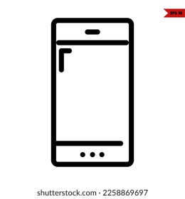 illustration of marketing line icon