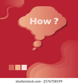 illustration of a maroon dialog box with the text how