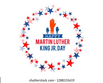 Illustration Of Martin Luther King Day Poster Or Banner Background. Illustration Of Martin Luther King Day Poster Or Banner Background.