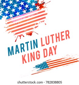 Illustration Of Martin Luther King Day Poster Or Banner Background. Illustration Of Martin Luther King Day Poster Or Banner Background.