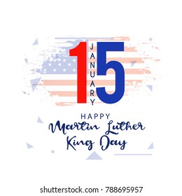 Illustration Of Martin Luther King Day Poster Or Banner Background.