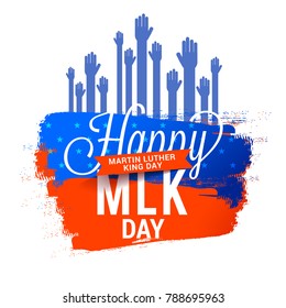 Illustration Of Martin Luther King Day Poster Or Banner Background.