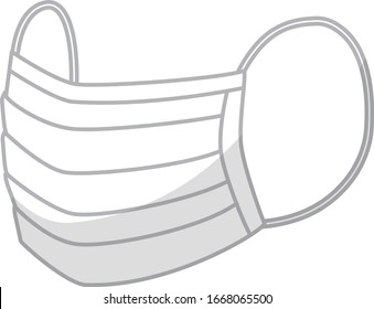 It is an illustration of a mask