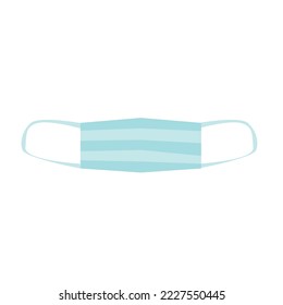 illustration mask for pandemic design, hospital