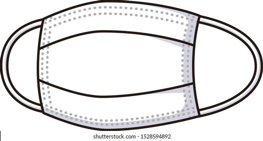 Illustration Of Mask To Prevent Illness