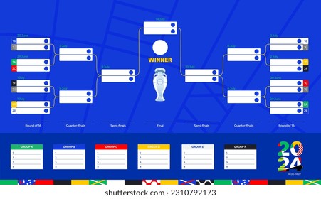 Illustration of match schedule tournament playoff in Germany , final stage svg