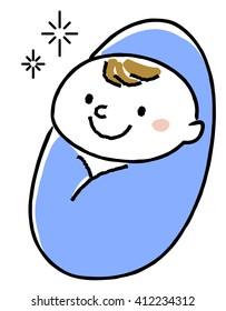 Illustration material:  baby