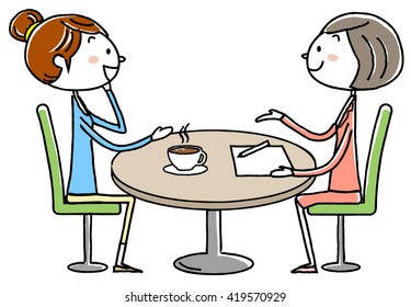 Illustration material: business meetings meetings
