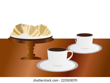 It is an illustration of the material cafe.