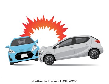 car crash picture cartoon