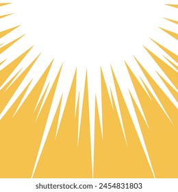 Illustration material of cartoon style saturated lines