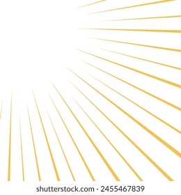 Illustration material of cartoon style saturated lines