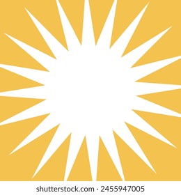 Illustration material of cartoon style saturated lines
