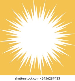 Illustration material of cartoon style saturated lines