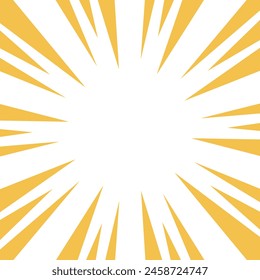 Illustration material of cartoon style saturated lines