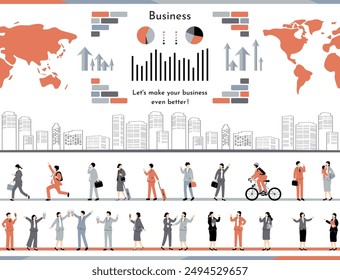 Illustration Material Collection Easy to Use for Business